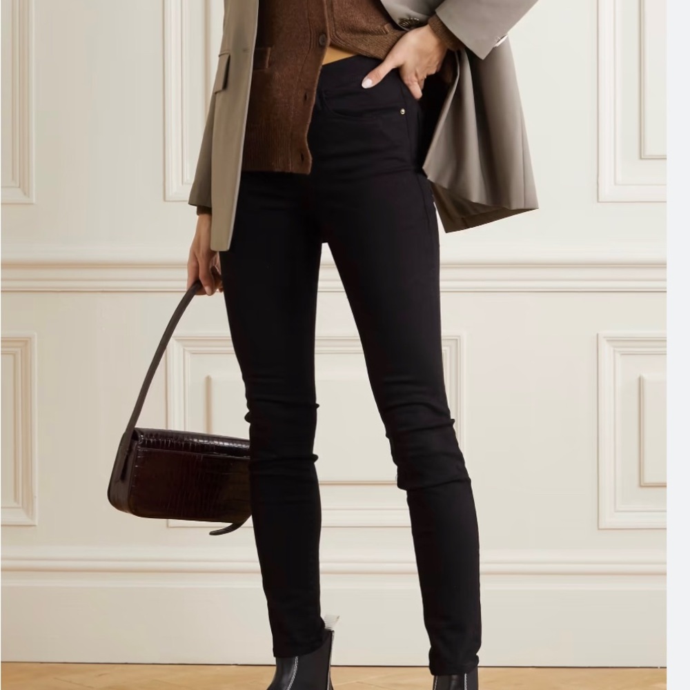 Frame Le Skinny Black Jeans
